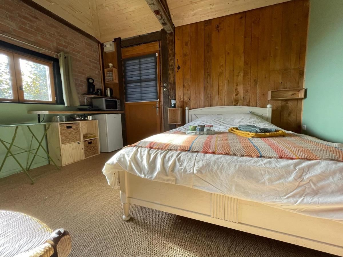Jolie Cabane Avec Jacuzzi Pour Les Amoureux De La Nature Tullins Buitenkant foto